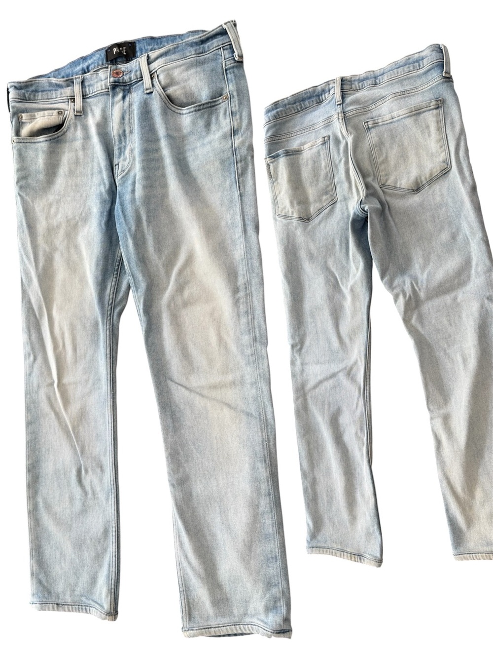 PAIGE + Khakis of Carmel Light Wash Men’s Jeans - 32